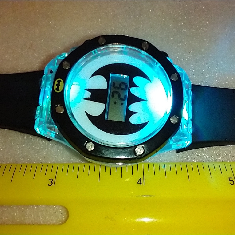 Batman flashing watch